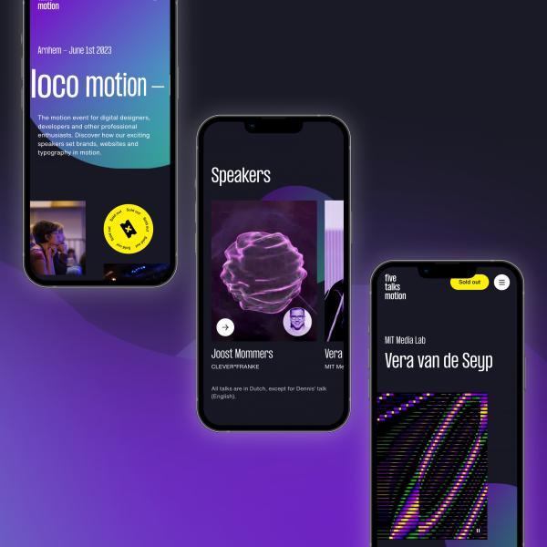 Five Talks mockups