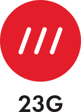 23G